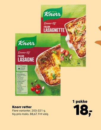 Kvickly Knorr retter tilbud