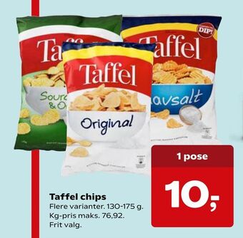 Kvickly Taffel chips tilbud