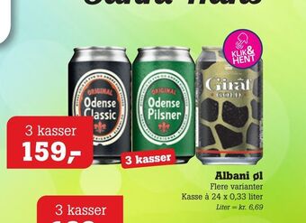 Poetzsch Padborg Albani øl tilbud