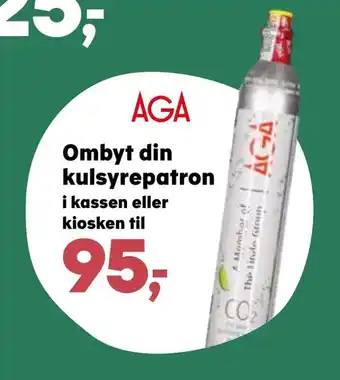 SuperBrugsen Ombyt din kulsyrepatron tilbud
