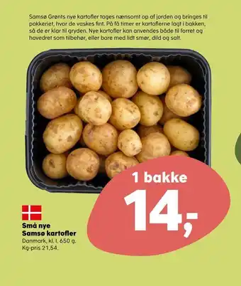 SuperBrugsen Små nye Samsø kartofler tilbud