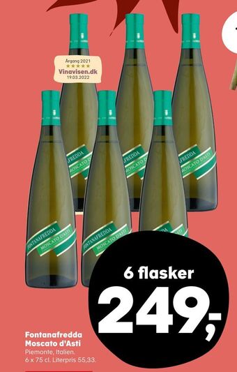 SuperBrugsen Fontanafredda Moscato d'Asti tilbud