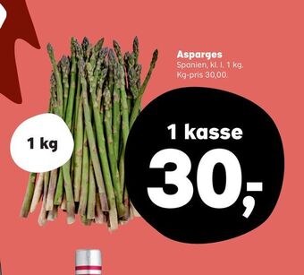 SuperBrugsen Asparges tilbud