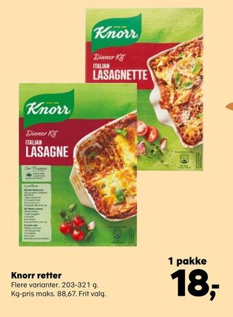 SuperBrugsen Knorr retter tilbud