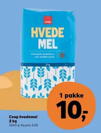 SuperBrugsen Coop hvedemel 2 kg tilbud
