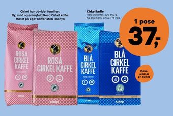 SuperBrugsen Cirkel kaffe tilbud