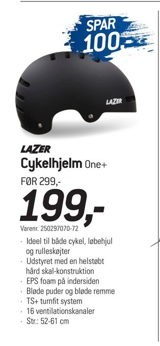 Thansen Cykelhjelm tilbud