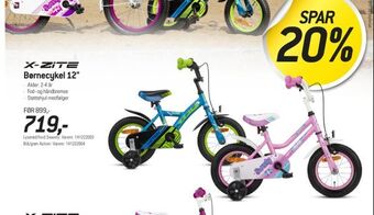 Thansen Børnecykel 12" tilbud