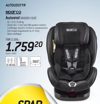 Thansen Autostol tilbud