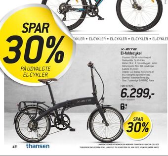 Thansen El-foldecykel tilbud