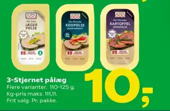 Gul bordpak jægerpølse - den lette