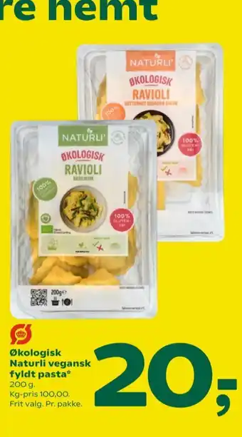 Coop 365 Naturli' pasta tilbud