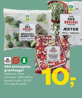 Coop 365 Coop 365 grøntsager tilbud