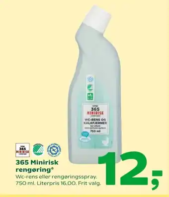 Coop 365 Coop 365 minirisk wc-rens tilbud