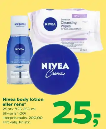 Coop 365 Nivea creme tilbud