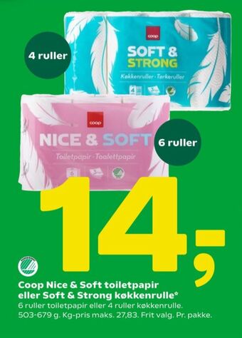 Coop 365 Soft & strong køkkenrulle tilbud