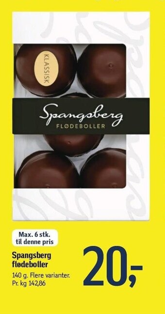 Føtex Spangsberg flødeboller tilbud