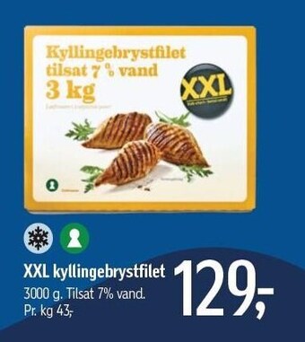 Føtex XXL kyllingebrystfilet tilbud