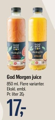 Føtex God Morgen juice tilbud