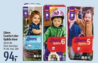 Føtex Libero comfort eller Up&go bleer tilbud