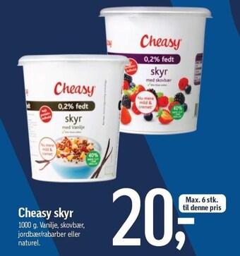 Føtex Cheasy skyr tilbud