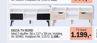 Daells Bolighus Delta TV-bord tilbud