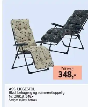 Ass. liggestol - Frit valg