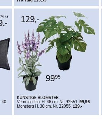 Kunstige blomster