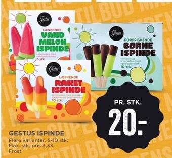 MENY Gestus ispinde tilbud