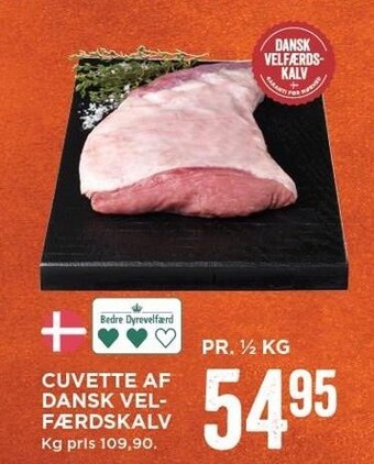 MENY Cuvette af dansk velfærdskalv tilbud