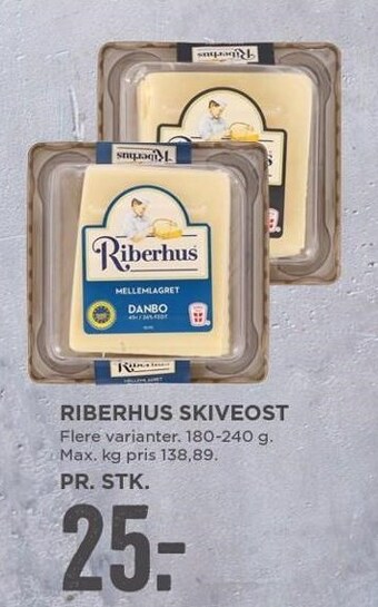 MENY Riberhus skiveost tilbud