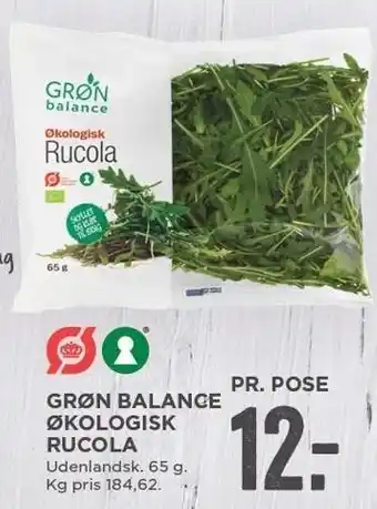 MENY Grøn Balance øko rucola tilbud