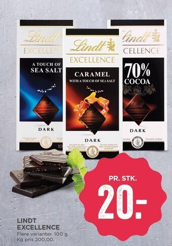 MENY Lindt Excellence tilbud