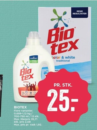 MENY Biotex tilbud