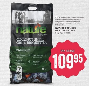 MENY Nature premium grill briketter tilbud