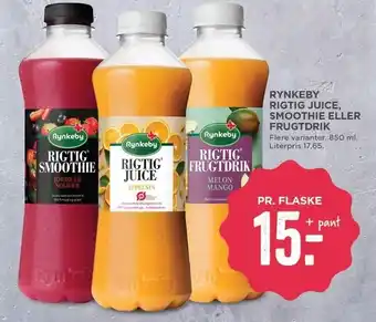 MENY Rynkeby rigtig juice, smoothie eller frugtdrik tilbud