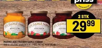 Marmelade fra den gamle fabrik 2 stk.