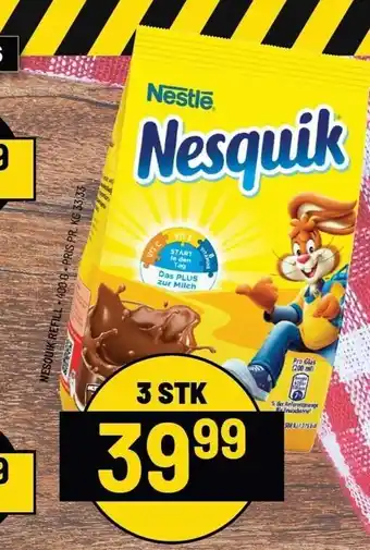 Priss Nesquik kakaopulver 3 stk. tilbud