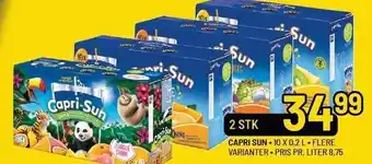Priss Capri sun 2 stk. tilbud
