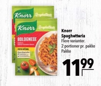 Knorr spaghetteria