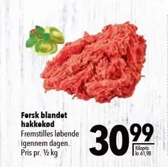 Citti Fersk blandet hakkekød pr ½ kg tilbud