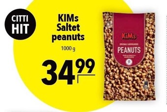 Kims saltet peanuts