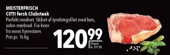 Citti Citti fersk clubsteak pr ½ kg tilbud