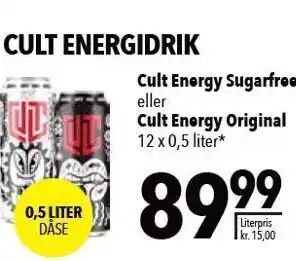 Cult energy sugarfree eller cult energy original