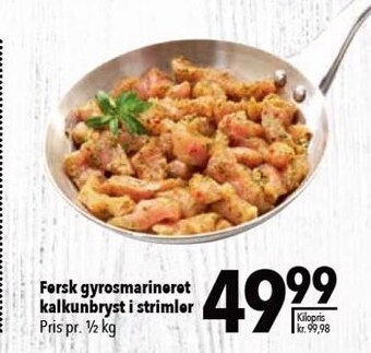 Citti Fersk gyrosmarineret kalkunbryst i strimler tilbud