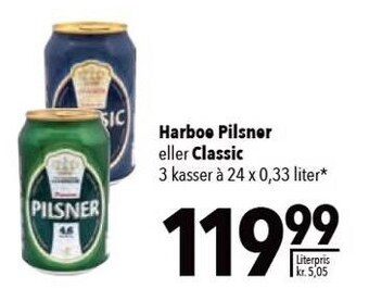 Citti Harboe pilsner eller classic tilbud
