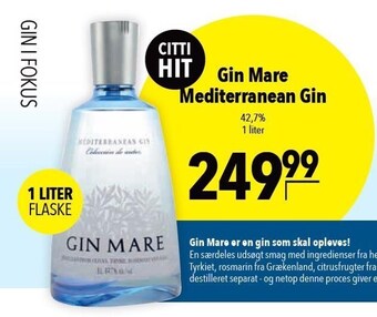 Gin Mare Mediterranean Gin