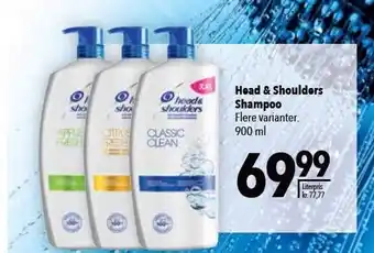Citti Head & Shoulders Shampoo - Flere varianter tilbud