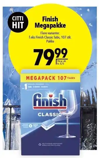 Citti Finish Megapakke - Flere varianter tilbud