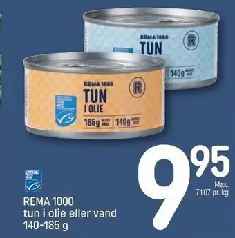 REMA 1000 REMA 1000 tun i olie el. vand tilbud